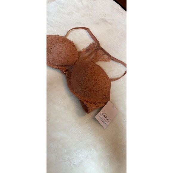 ‎NWT 32B Auden lace racerback front clasp - Picture 1 of 5